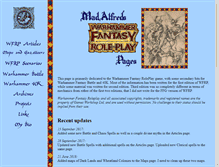 Tablet Screenshot of madalfred.com